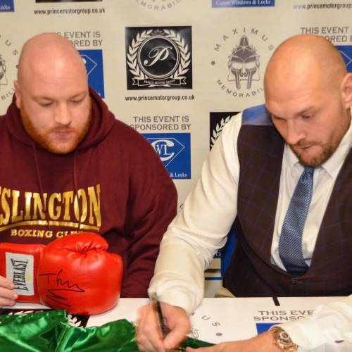 Reggie Hagland meeting Tyson Fury